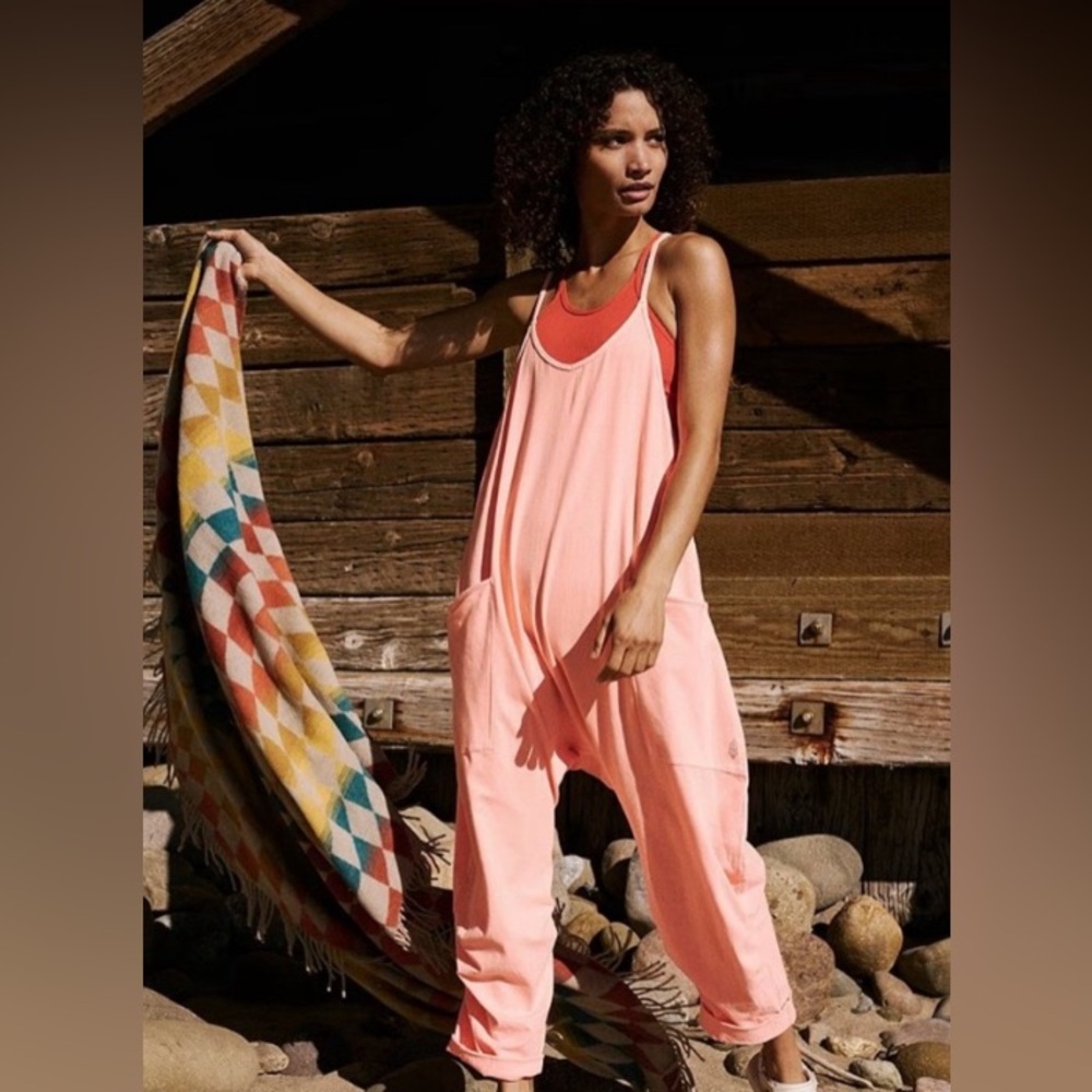 Free People FP Movement Hot Shot Onsie NWOT Sz M MSRP $70 Melon